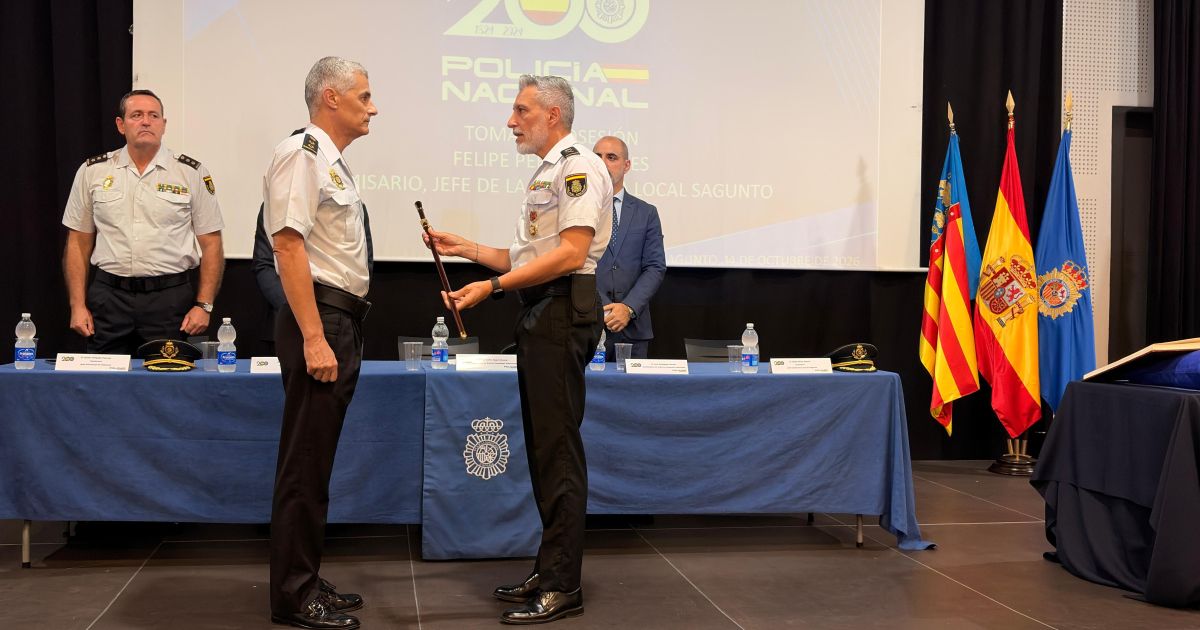 Nuevo jefe de la Policía Nacional en Sagunto: Felipe Pérez Villares toma posesión
