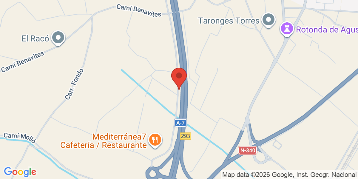 DGT notice: accident on the A-7 near Almenara