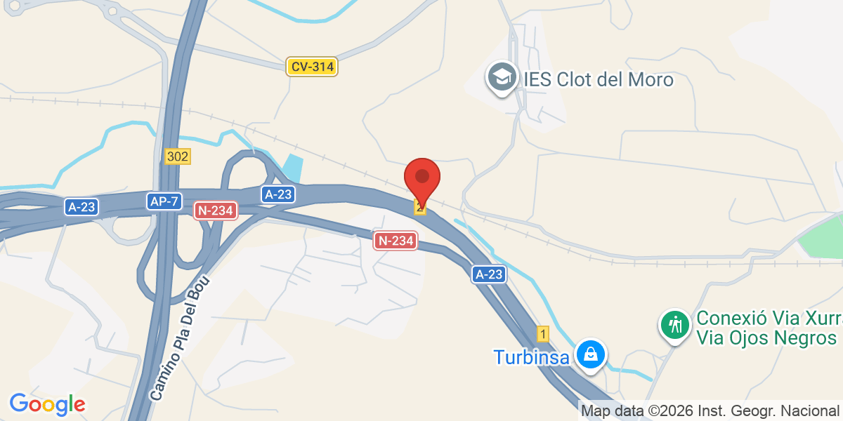 Aviso DGT: accidente en A-23 a la altura de Las Balsas