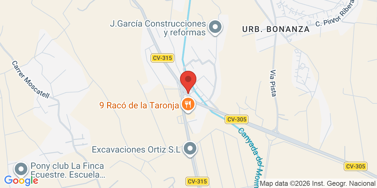 Aviso DGT: accidente en CV-315 a la altura de Urbanziación Tres Rutas