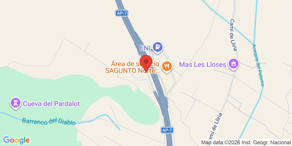 Aviso DGT: accidente en A-7 a la altura de Sagunto