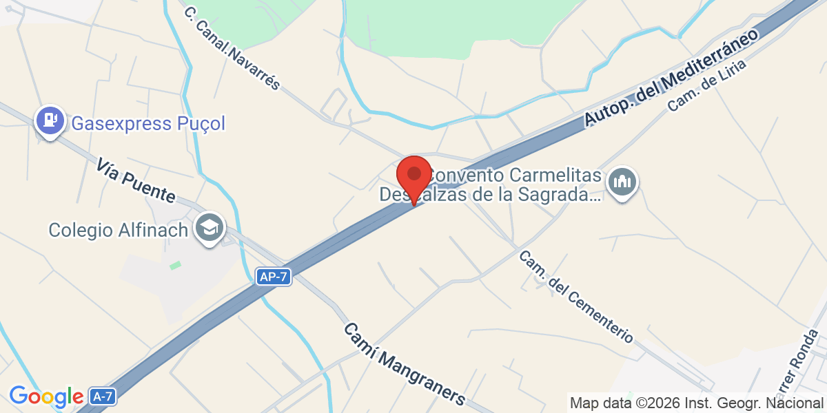 Aviso DGT: vehículo incendiado en A-7 a la altura de Alfinac